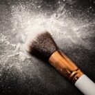 Make-Up Brush Set 15-Delig Professioneel Wit Inclusief Clutch